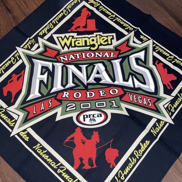 The Unbranded Brand Accessories - Wrangler National Finals Rodeo Las Vegas 2001 Bandana 43RD Event